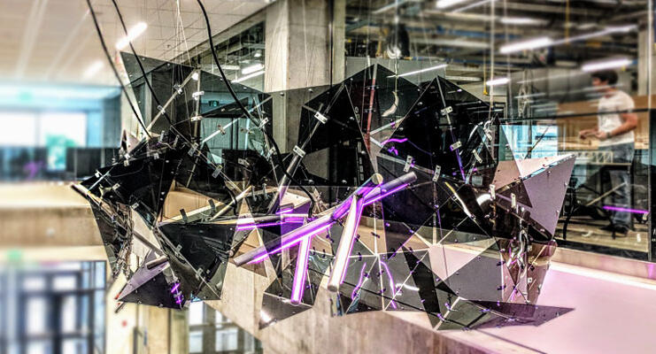 Picture of the Equilibrium art installation Picture of the Equilibrium art installation